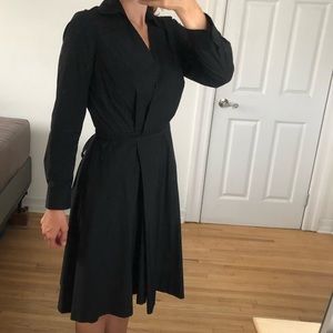 Diane von Furstenberg black dress.